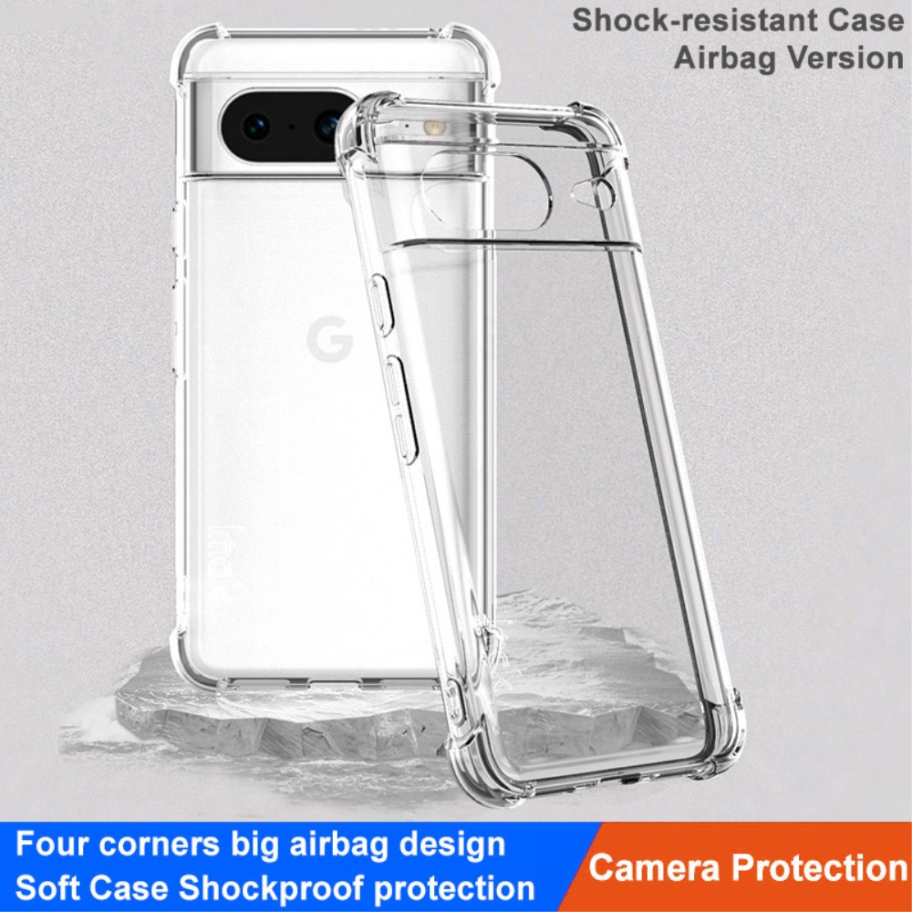 IMAK Google Pixel 8 Skal Shockproof TPU Transparent