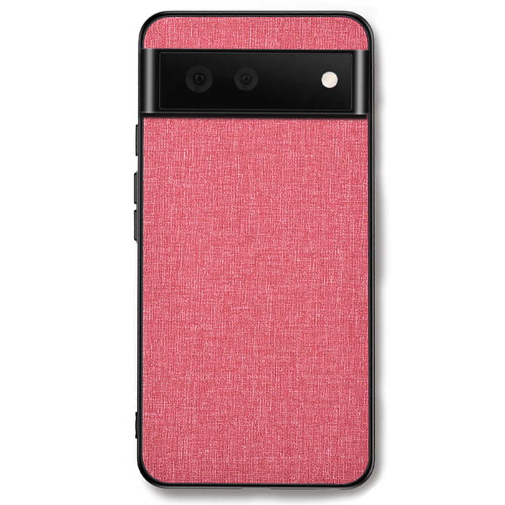 Google Pixel 8 Skal Tygmönstrat Hybrid Rosa