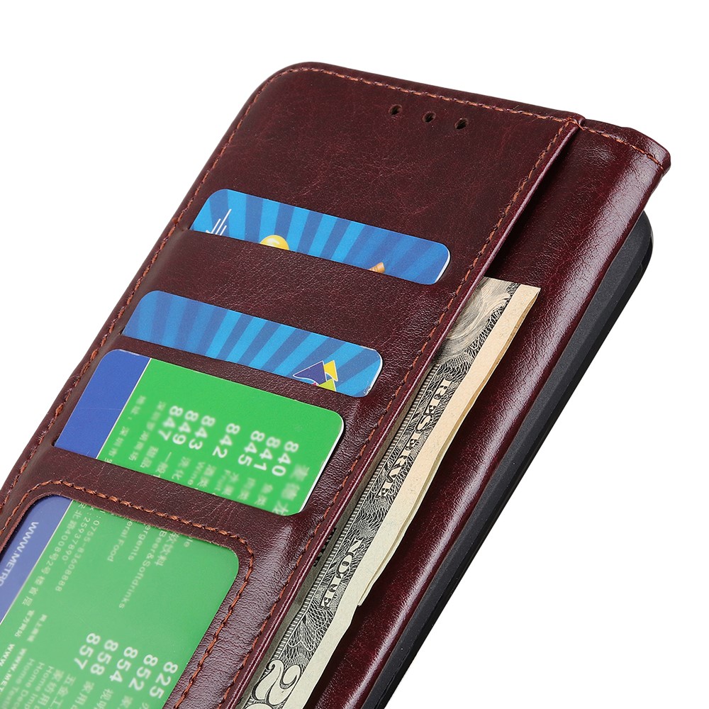 Samsung Galaxy S23 FE Fodral Crazy Horse Läder Brun