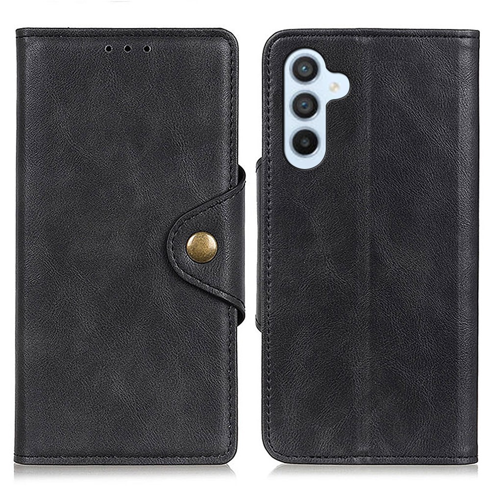 Samsung Galaxy S23 FE Fodral Magnetisk Mässing Svart