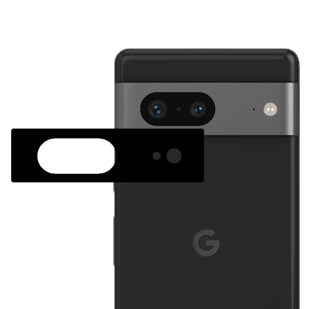 Google Pixel 8 Linsskydd Hrdat Glas Svart