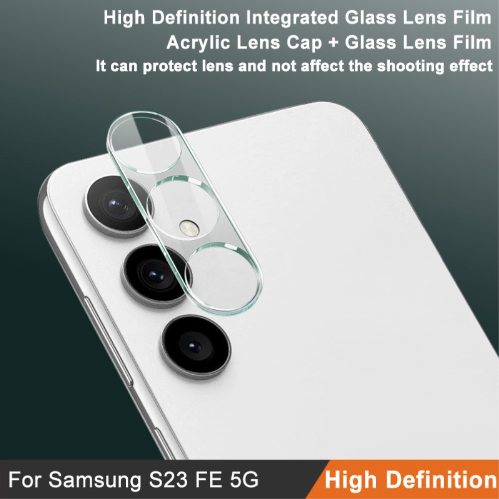 IMAK Galaxy S23 FE Linsskydd Hrdat Glas/Akryl Transparent