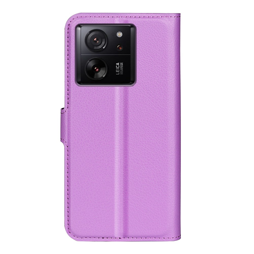 Xiaomi 13T / 13T Pro Fodral Litchi Läder Lila