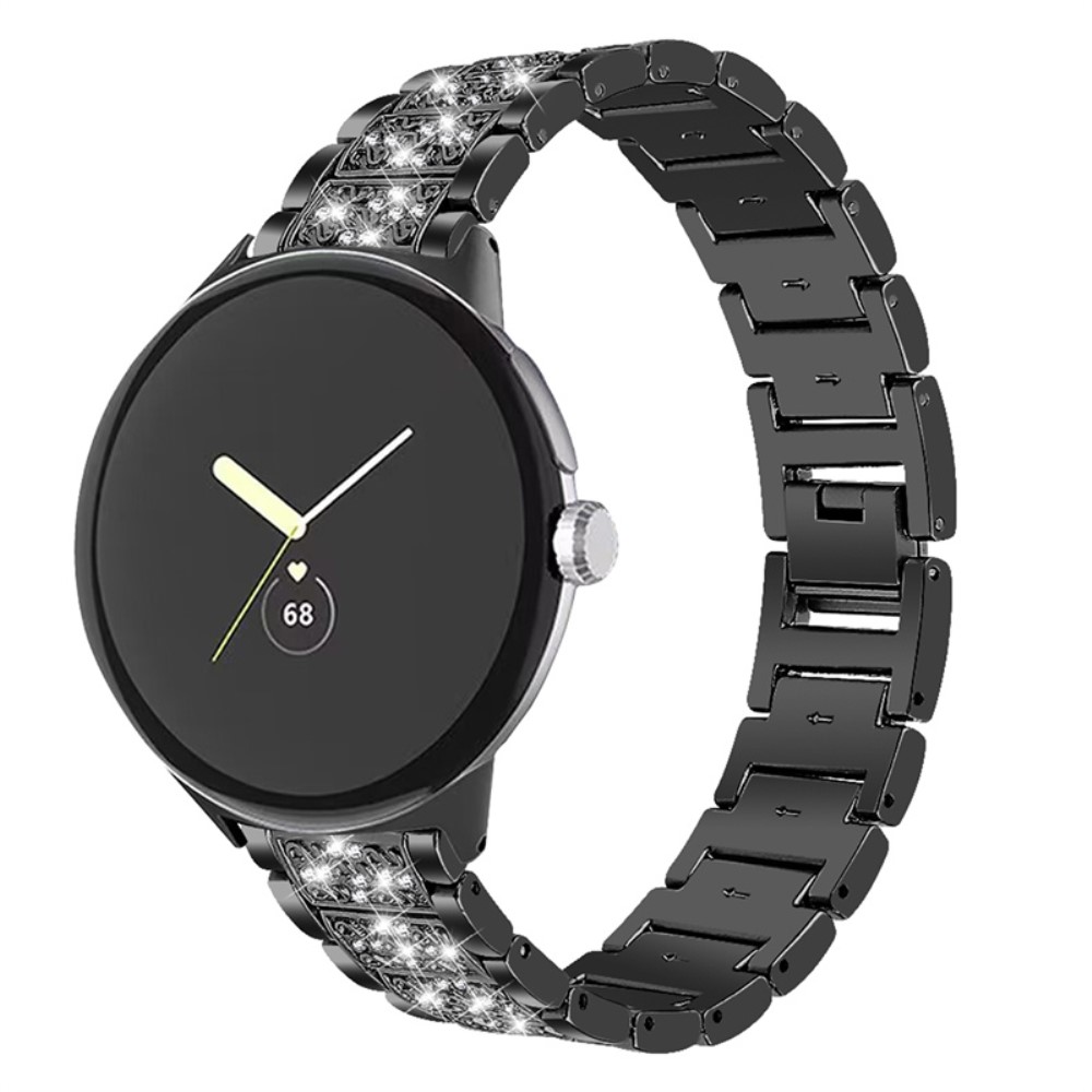 Rhinestone Metallarmband Google Pixel Watch / Watch 2