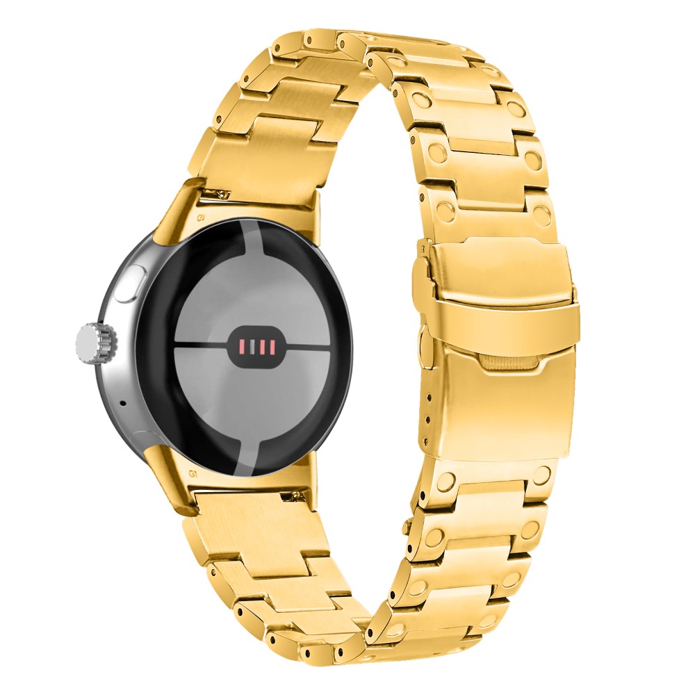 Lyxigt Metallarmband Google Pixel Watch / Watch 2 Guld