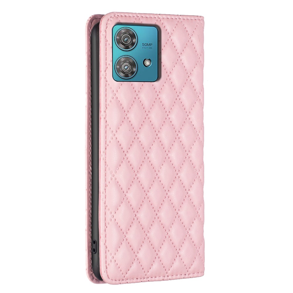 Motorola Edge 40 Neo 5G Fodral Diamond Flip Rosa