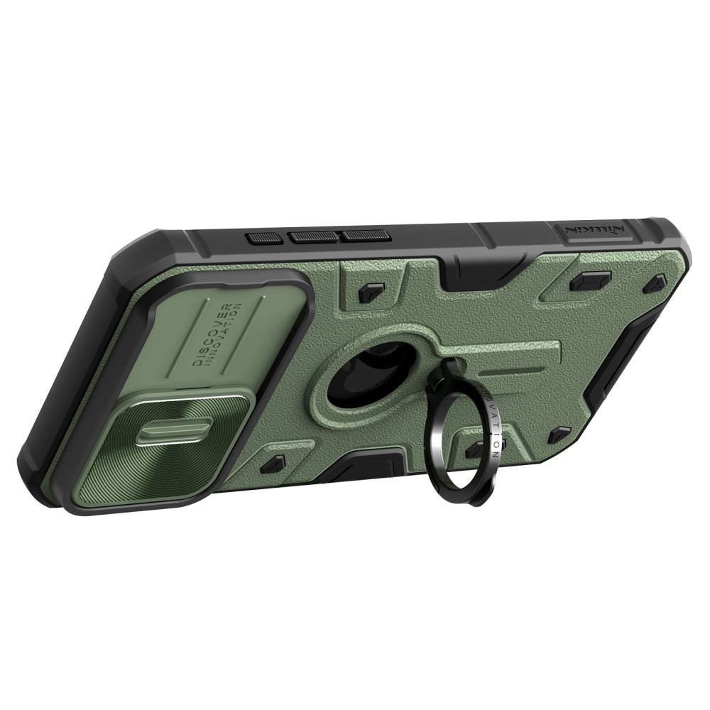 NILLKIN iPhone 15 Pro Max Skal CamShield Armor Ring Grn
