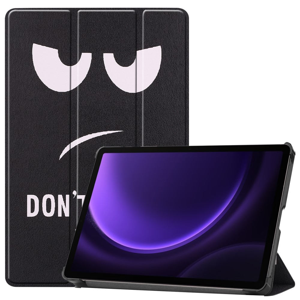 Samsung Galaxy Tab S9 FE Fodral Tri-Fold Lder Dont Touch