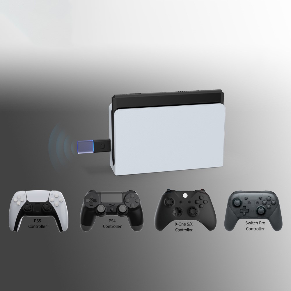 DOBE Bluetooth 5.0 Mottagare fr Xbox/Nintendo/PS Spelkonsol