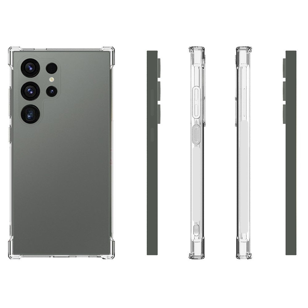 Samsung Galaxy S24 Ultra Skal Shockproof TPU Transparent