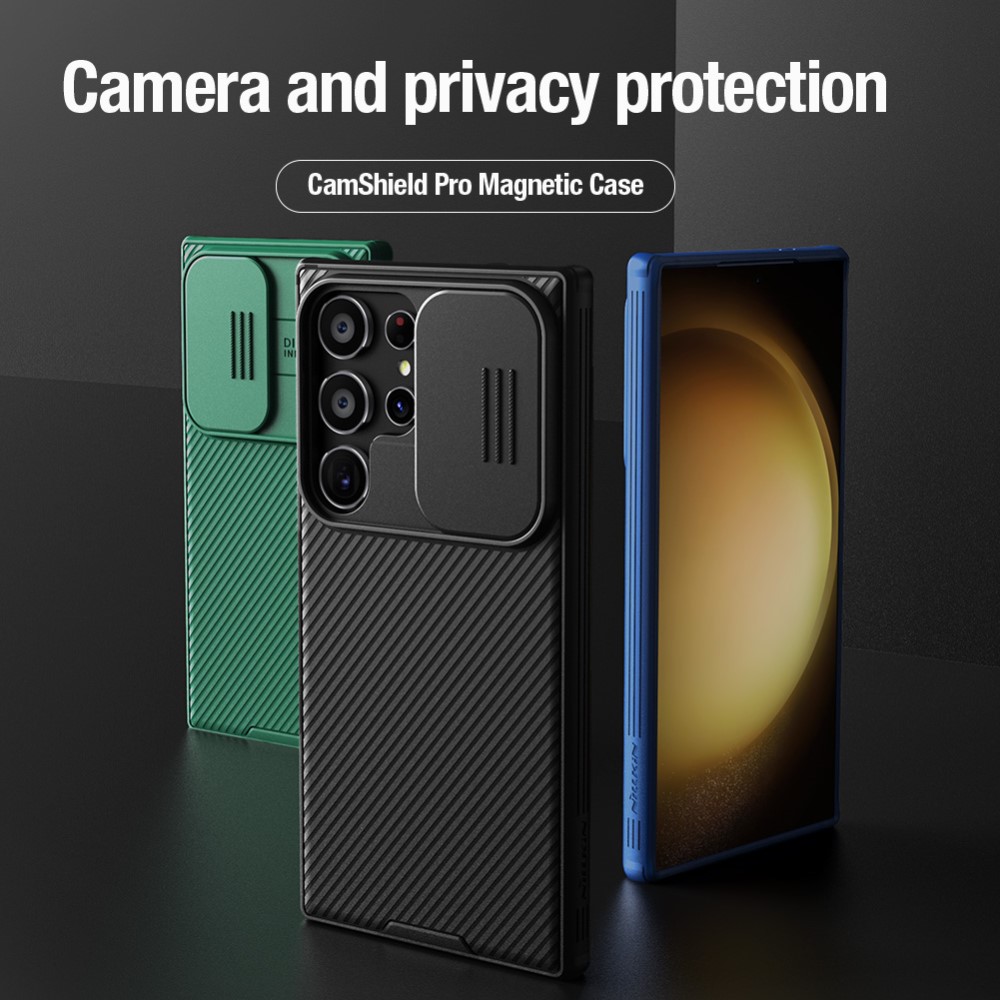 NILLKIN Galaxy S24 Ultra Skal MagSafe CamShield Pro Svart