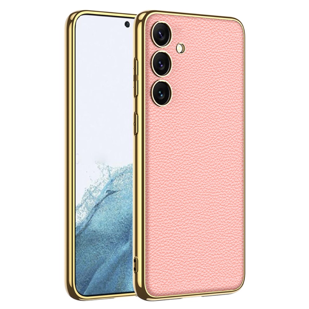 GKK Galaxy S24 Skal Hybrid Electroplate Rosa