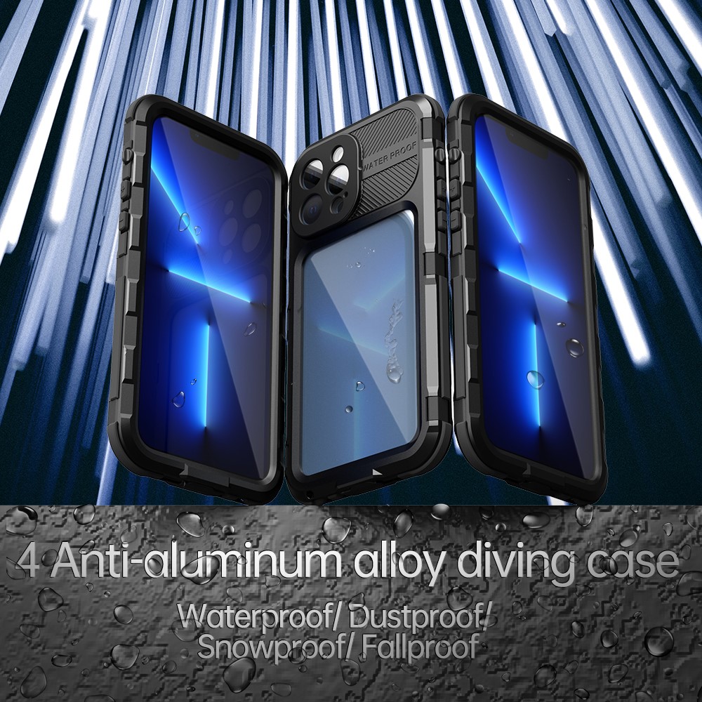 ShellBox iPhone 13 Pro Max MagSafe IP68 Aluminium Vattentt Skal