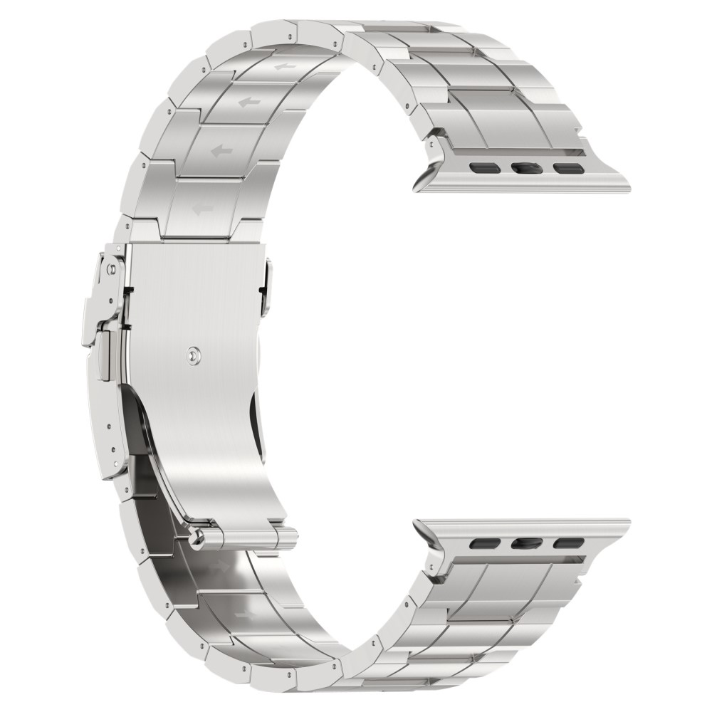 Apple Watch 41/40/38 mm Armband Steel Titanium Silver