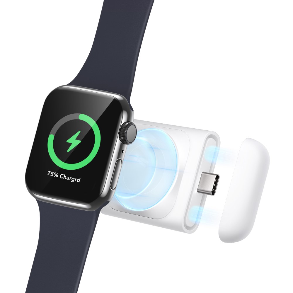 ESR Apple Watch Magnetisk Trådlös Laddning USB-C Vit