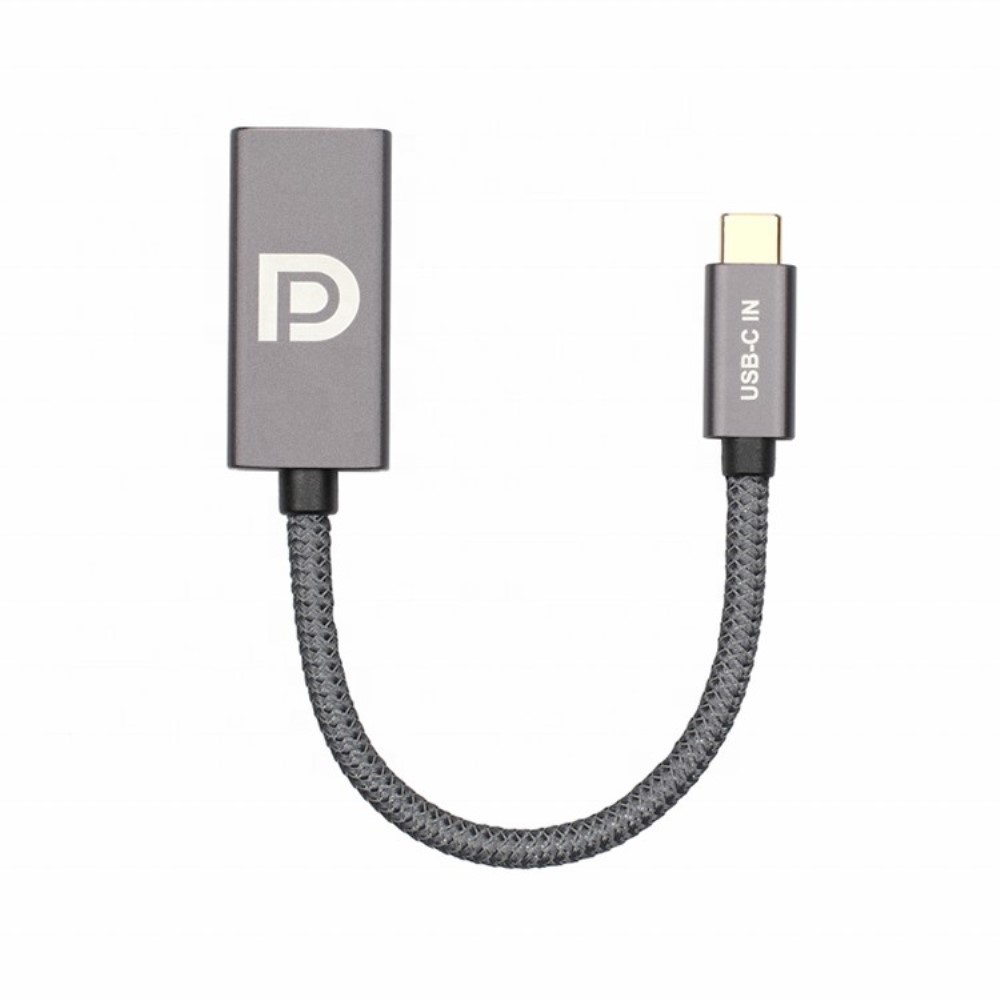 USB-C till DisplayPort DP Hona Adapter 4K 60Hz Gr