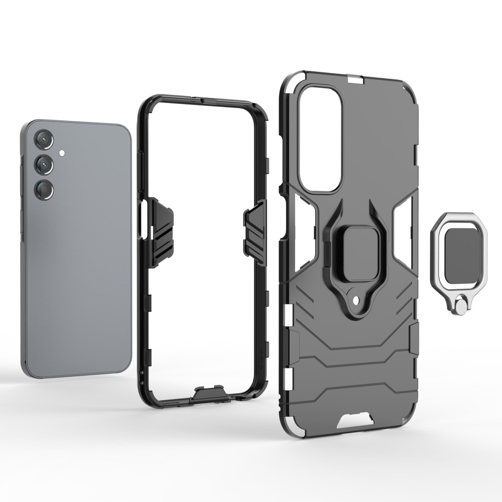 Samsung Galaxy A25 5G Skal Ring Hybrid Armor Röd