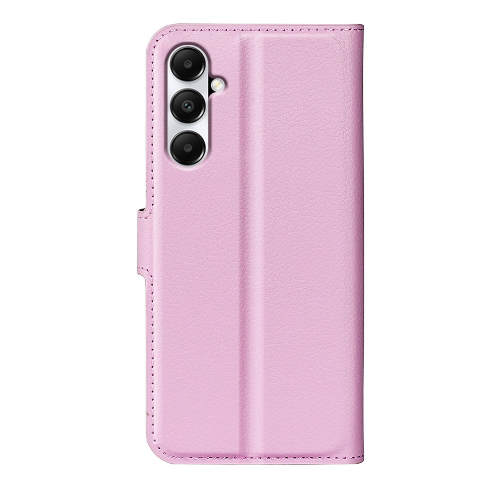 Samsung Galaxy A05s 4G Fodral Litchi Läder Ljus Rosa