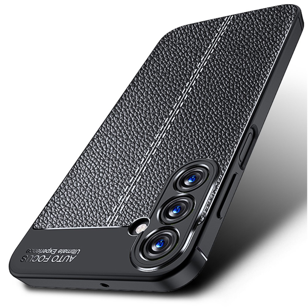 Samsung Galaxy A25 5G Skal Litchi Textur Bl