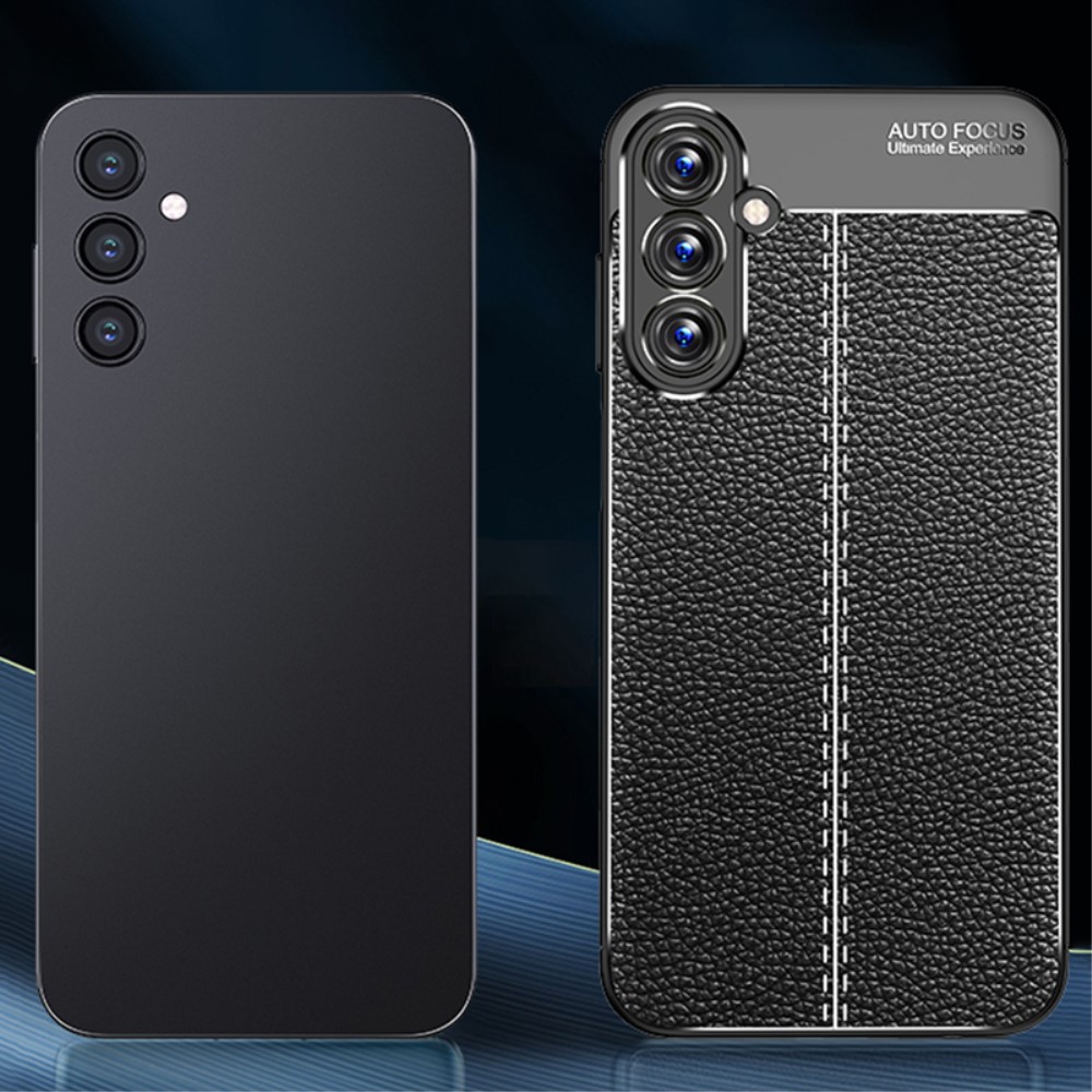 Samsung Galaxy A25 5G Skal Litchi Textur Bl