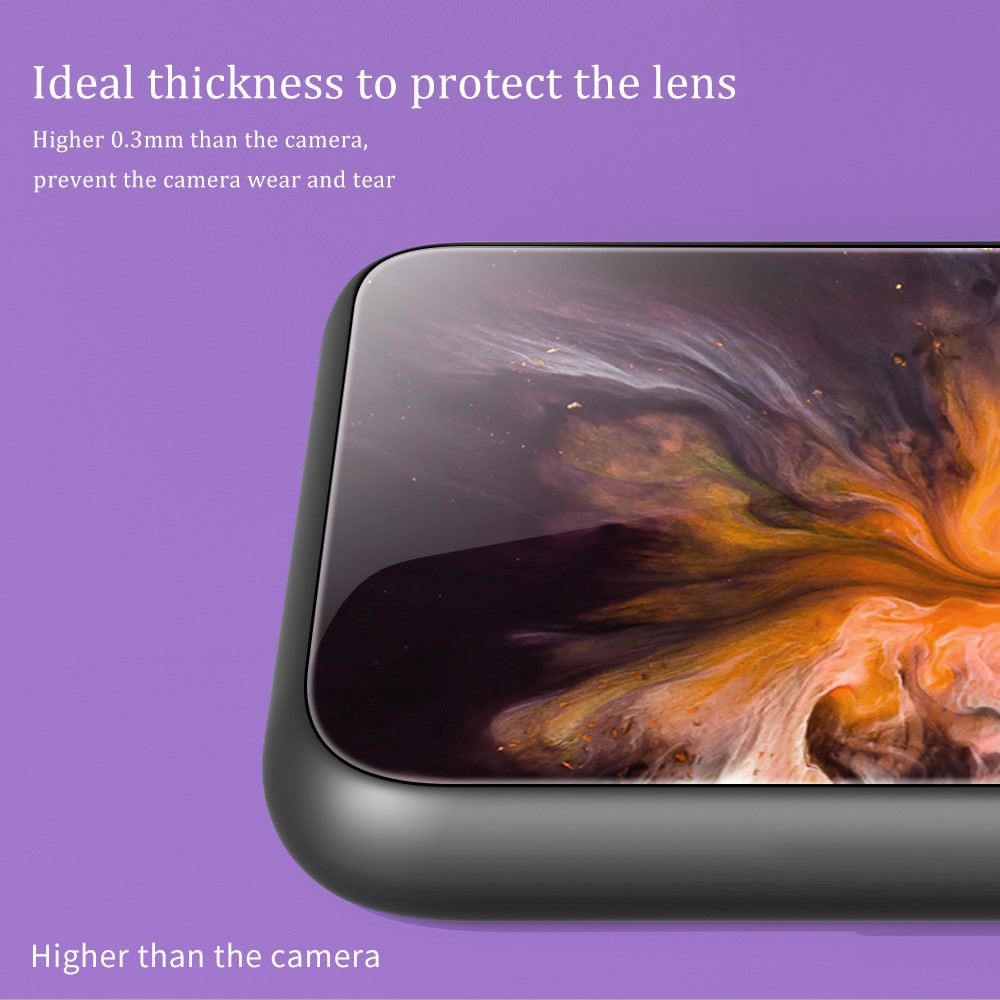 Samsung Galaxy A05s 4G Skal Marmor Hrdat Glas Wave