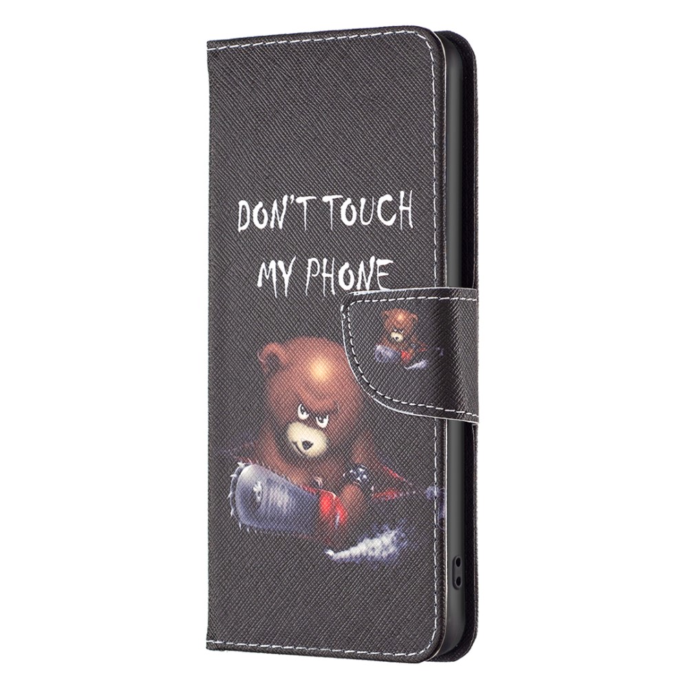 Samsung Galaxy S24 Plus Fodral Med Tryck Dont Touch Bear