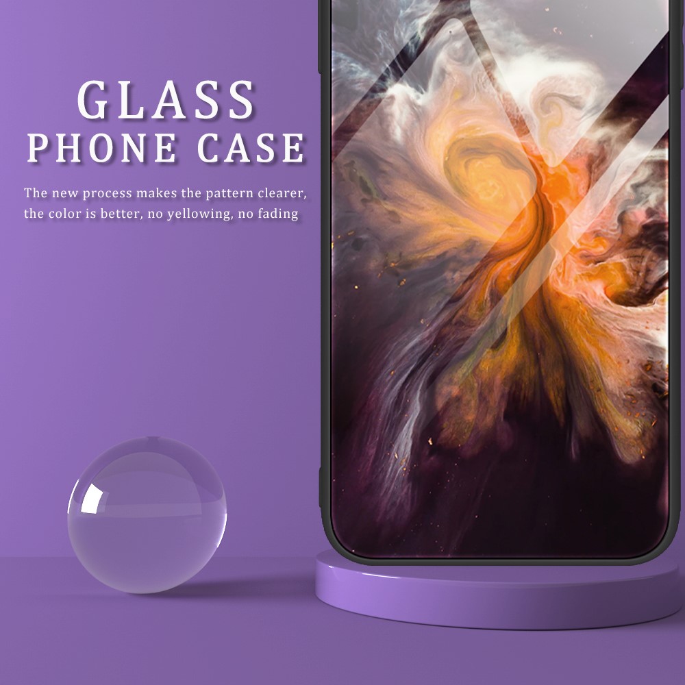 Samsung Galaxy S24 Plus Skal Hrdat Glas Rosa