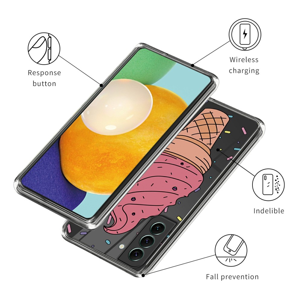 Samsung Galaxy S24 Plus Skal Med Tryck Glass