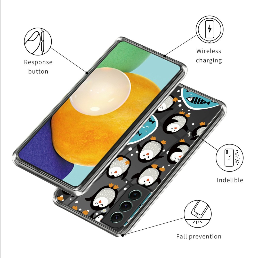 Samsung Galaxy S24 Plus Skal Med Tryck Pingviner