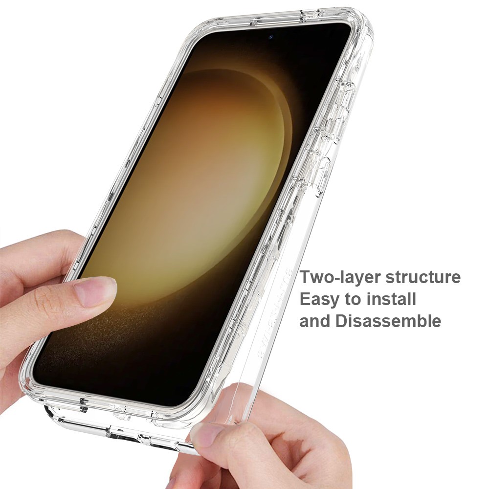 Samsung Galaxy S24 Plus 360° Shockproof Hybrid Skal Transparent