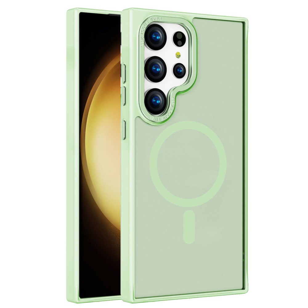 Galaxy S24 Ultra Skal MagSafe Skin Touch Matcha Green