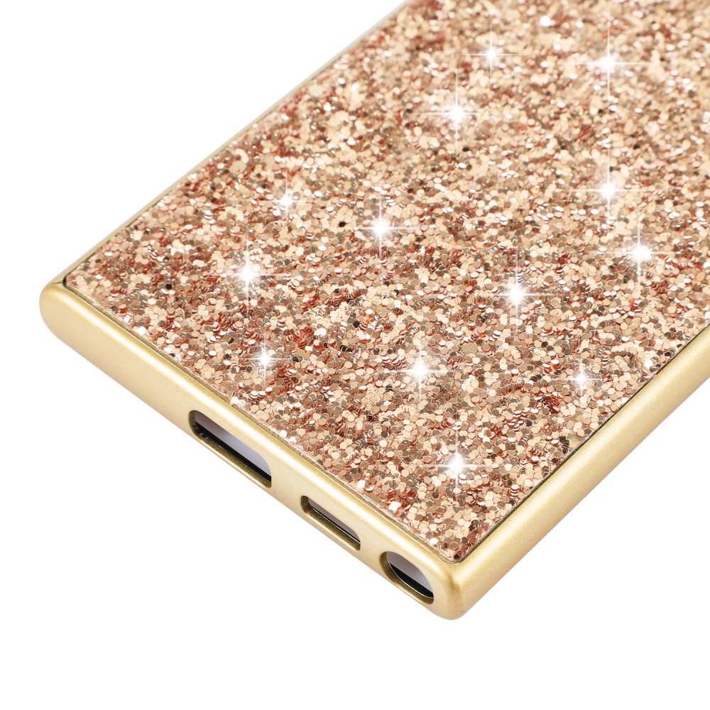 Galaxy S24 Ultra Skal Sparkling Glitter Guld