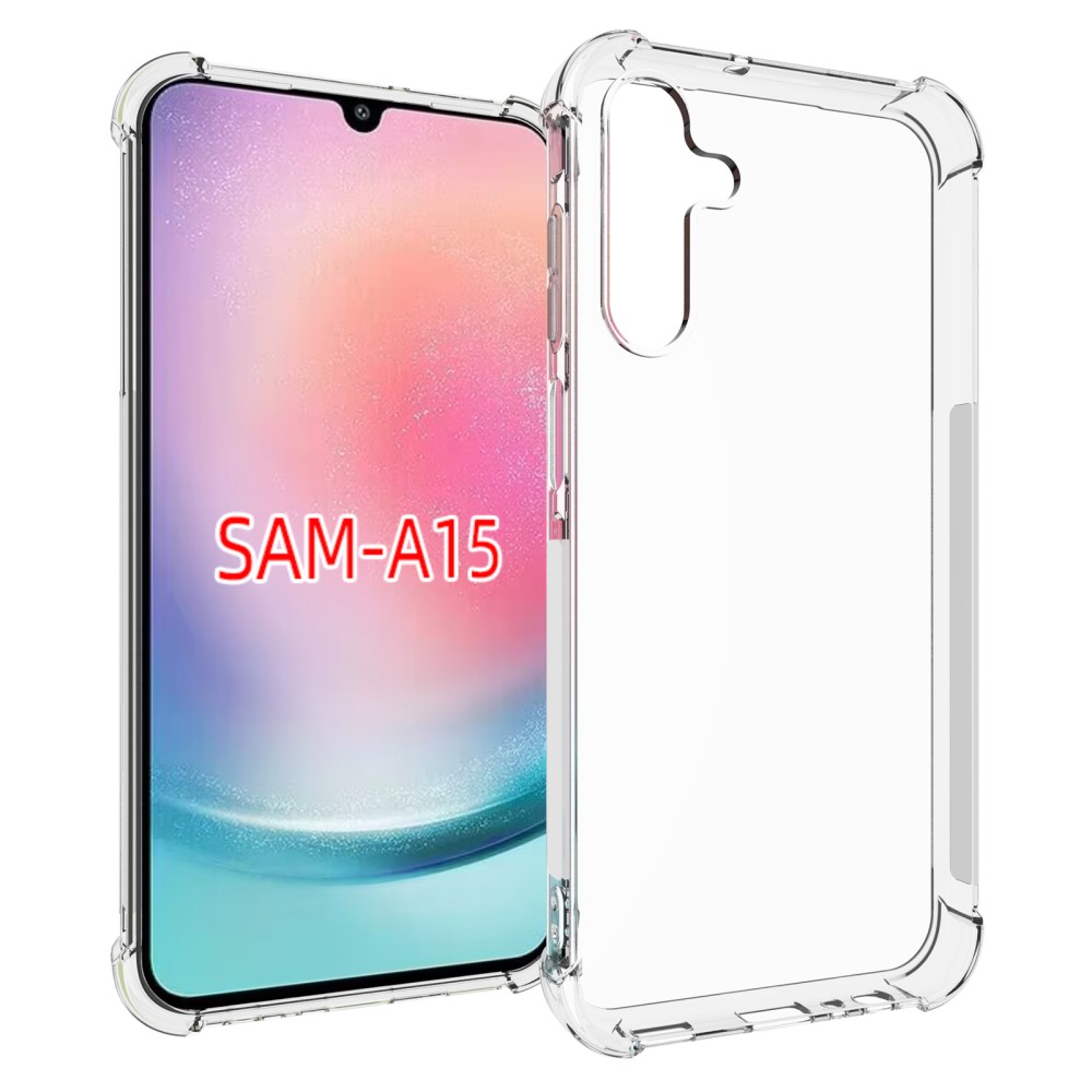 Samsung Galaxy A15 4G/5G Skal Shockproof TPU Transparent