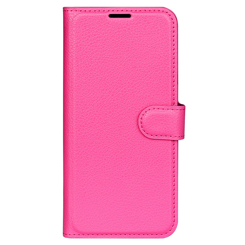 Samsung Galaxy A15 5G Fodral Litchi Lder Rosa