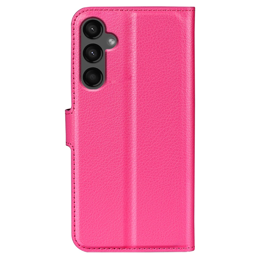 Samsung Galaxy A15 5G Fodral Litchi Lder Rosa