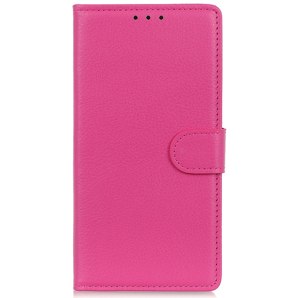 Samsung Galaxy A35 5G Fodral Litchi Läder Rosa