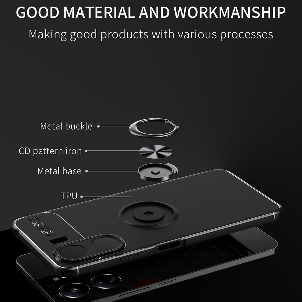 Xiaomi Redmi 13C 4G Skal Ring Svart