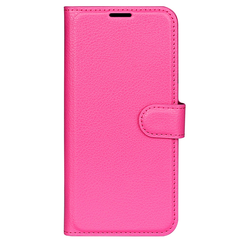 Xiaomi Redmi 13C 4G Fodral Litchi Lder Rosa