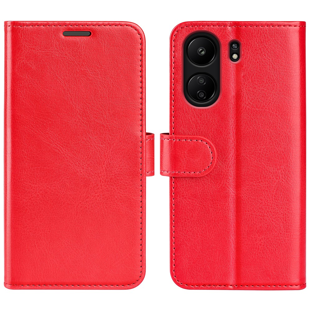 Xiaomi Redmi 13C 4G Fodral Crazy Horse Lder Rd