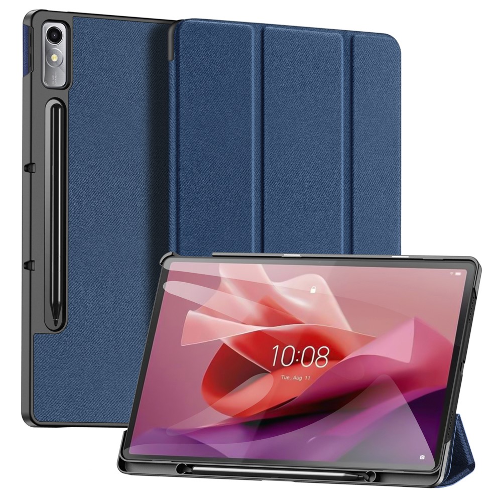 DUX DUCIS Lenovo Tab P12 Fodral DOMO Tri-Fold Lder Bl