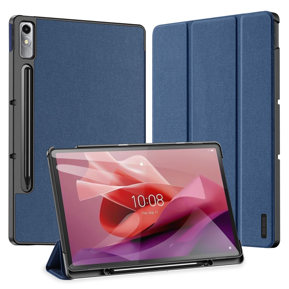 DUX DUCIS Lenovo Tab P12 Fodral DOMO Tri-Fold Lder Bl