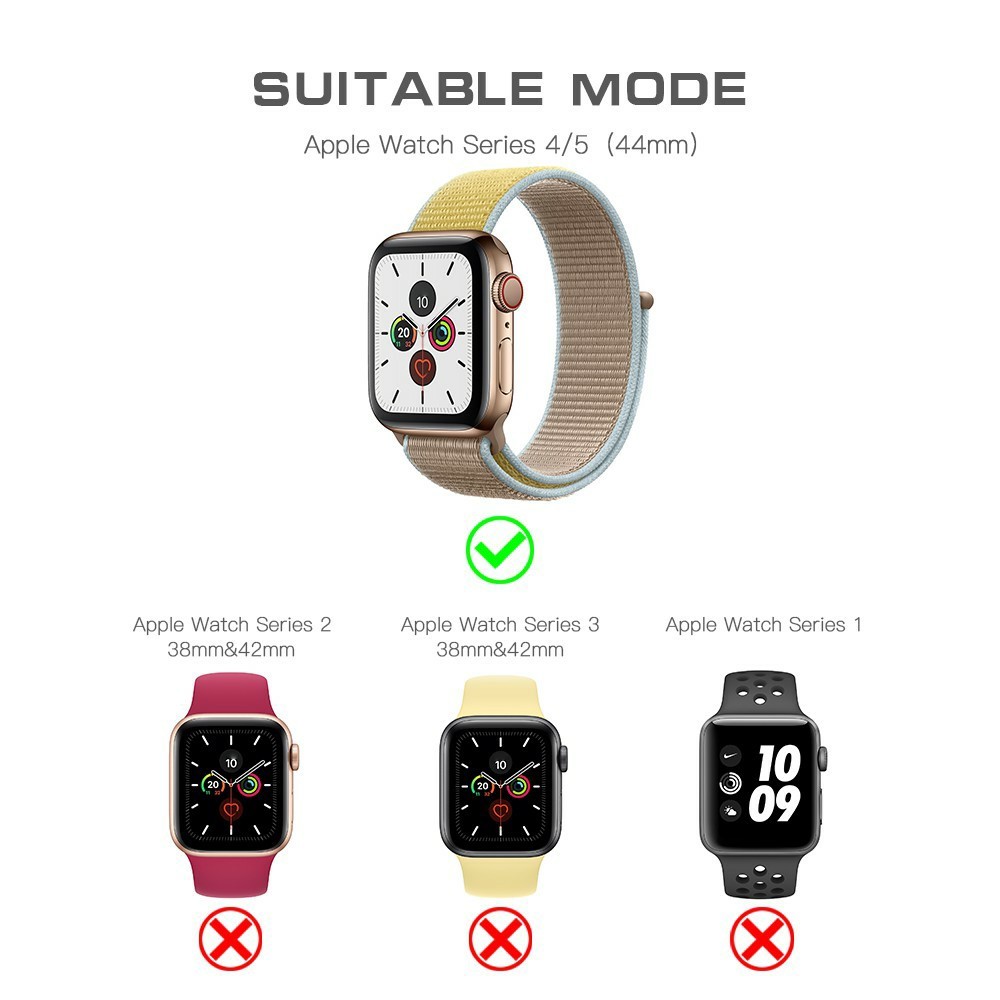 ShellBox Armband Apple Watch 44 mm Vattentätt Skal Svart