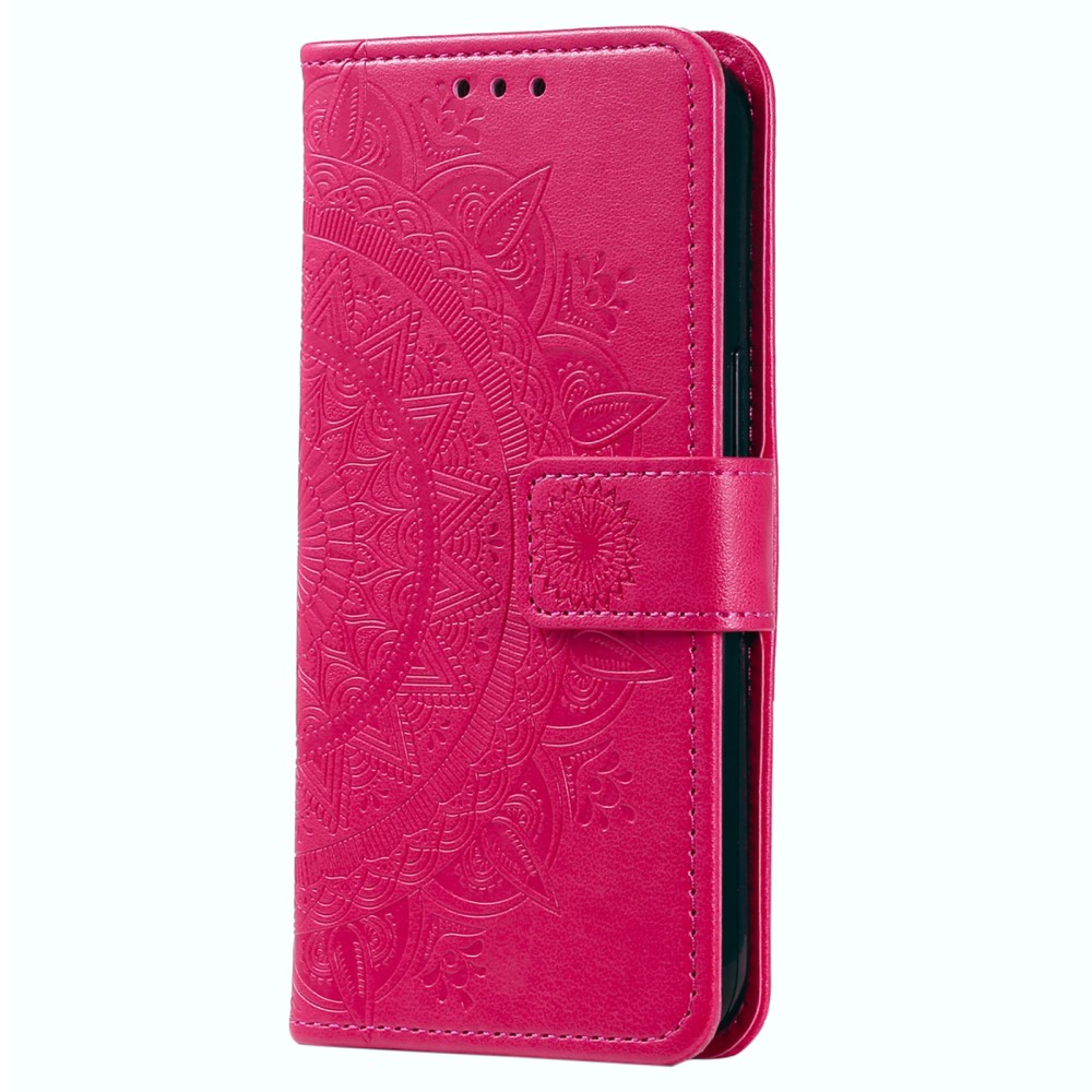 Motorola Moto G04 4G/G24 4G Fodral Mandala Rosa