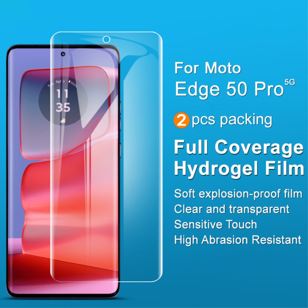 IMAK Motorola Edge 50 Pro/50 Fusion/50 Ultra 2-Pack Skrmfilm