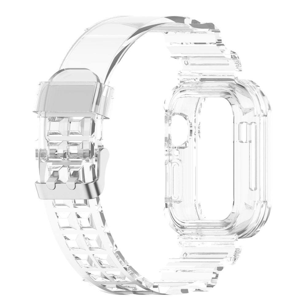 Apple Watch 38/40/41mm Kristall Skal/Armband Transparent
