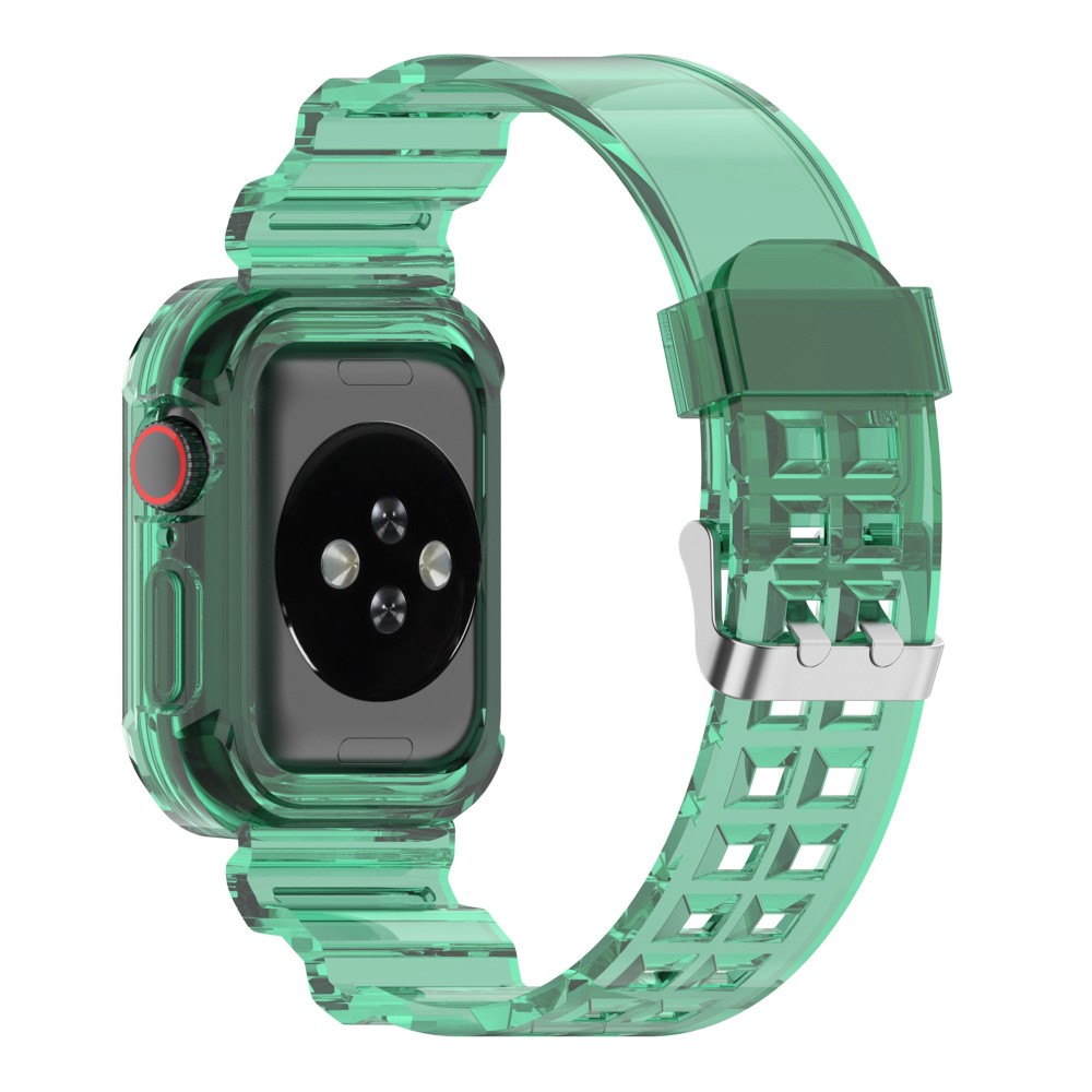 Apple Watch 38/40/41mm Kristall Skal/Armband Grn