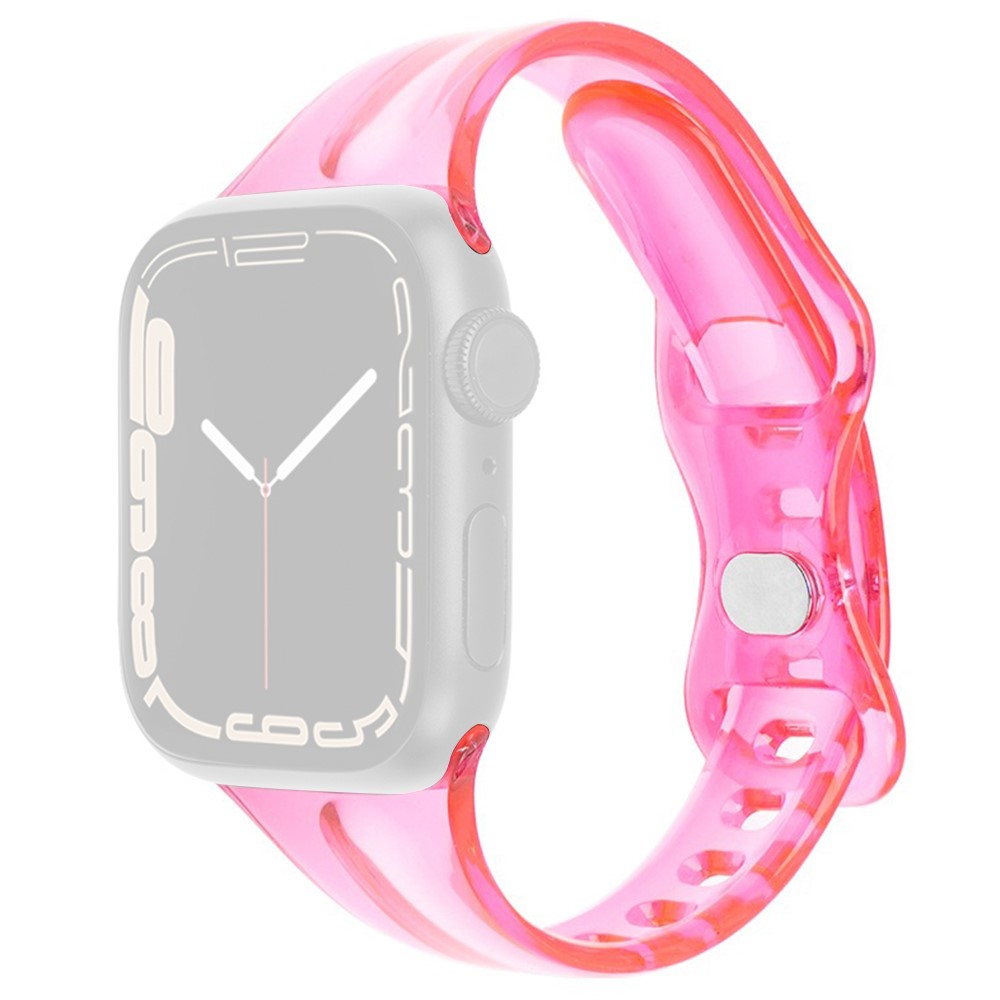 Apple Watch 38/40/41mm CrystalFlex TPU Armband Rosa