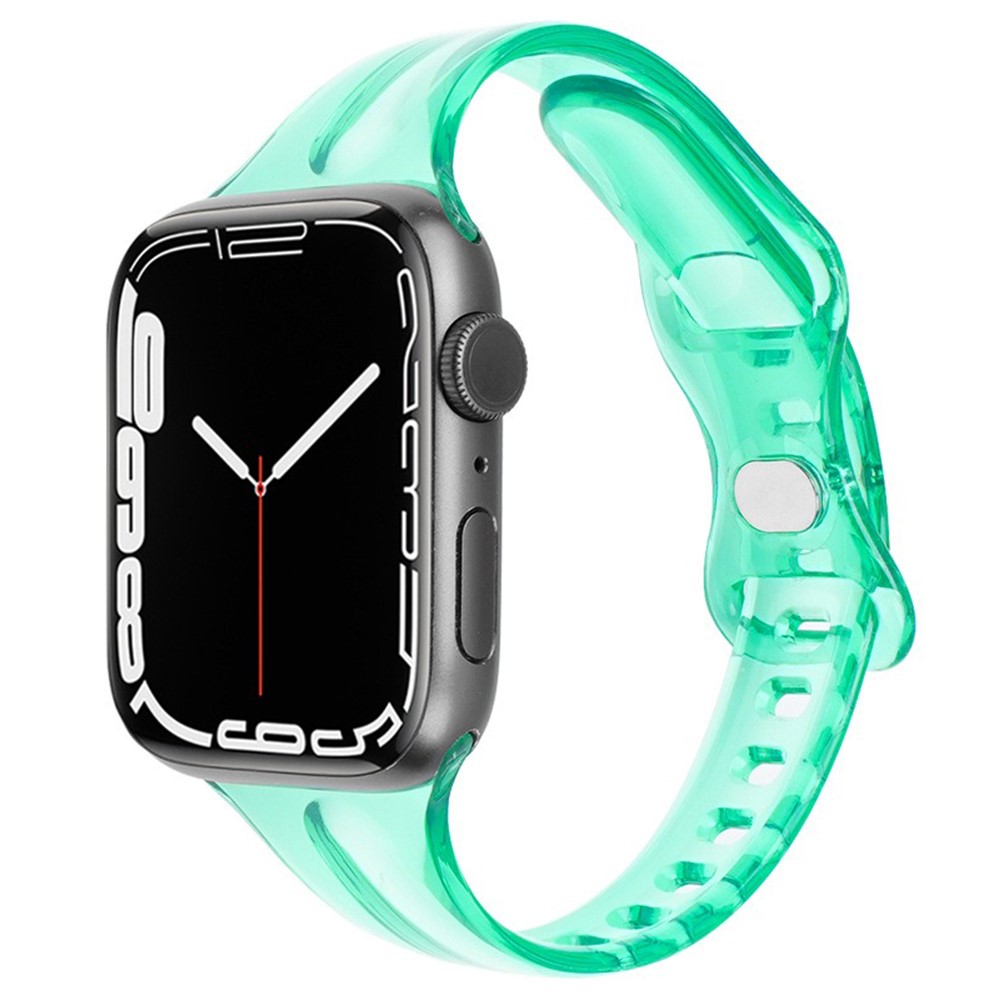 Apple Watch 42/44/45/49mm CrystalFlex TPU Armband Grön