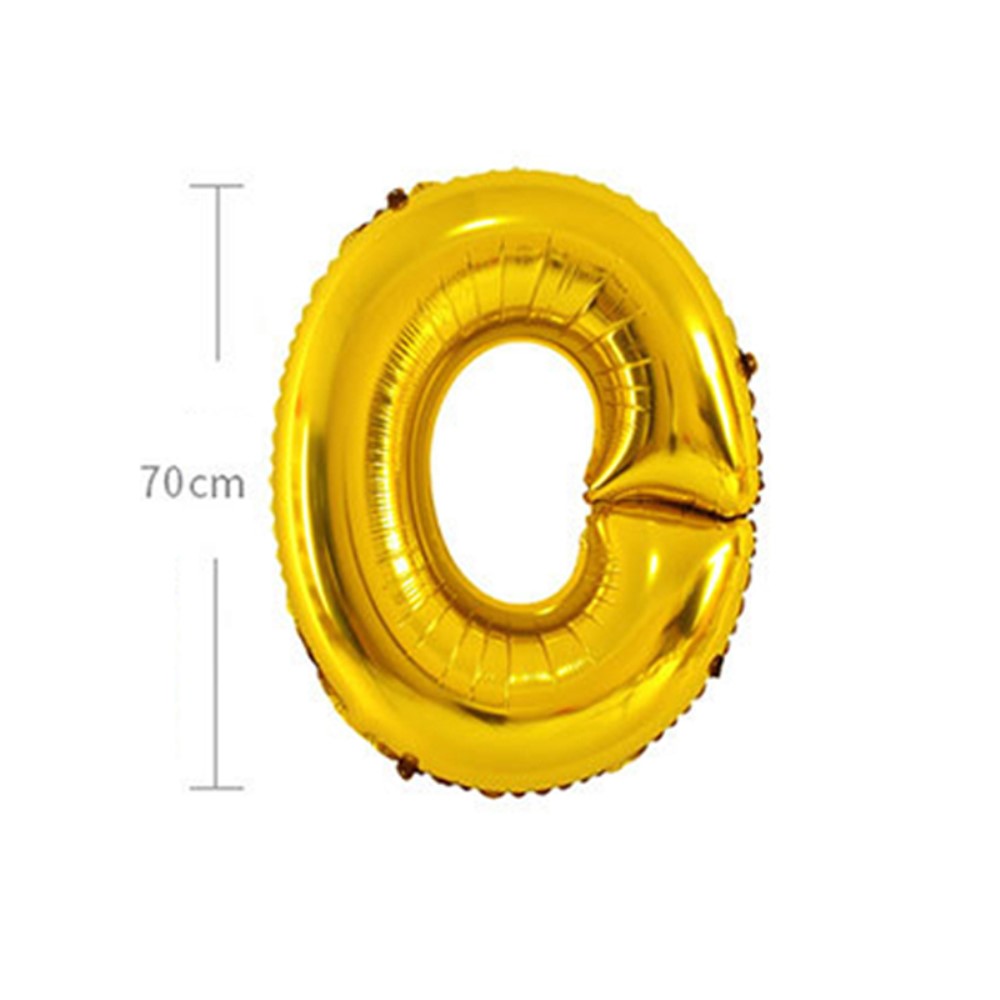 Bokstavsballong A 70 cm Guld