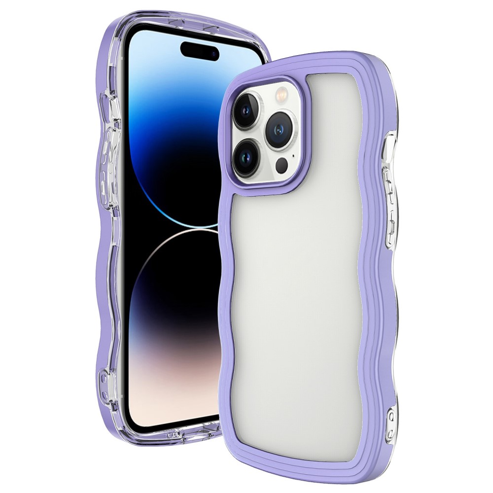 iPhone 14 Pro Max Skal Wavy Hybrid Lila